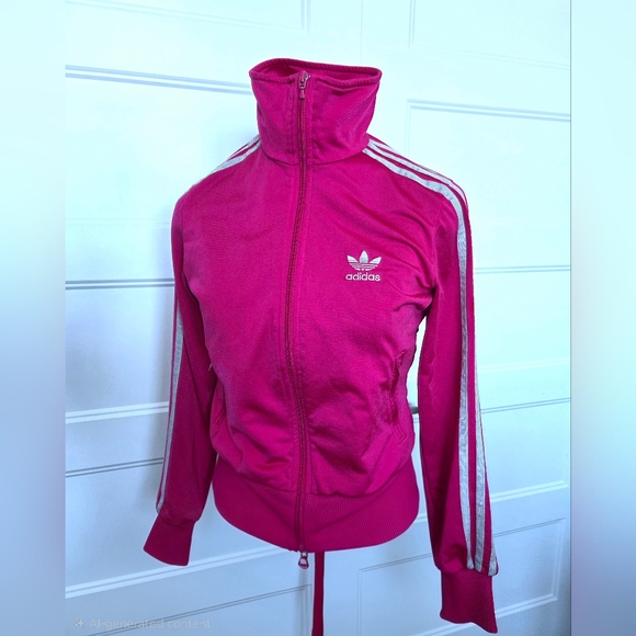 Jackets & Blazers - Y2K Pink Adidas Jacket
